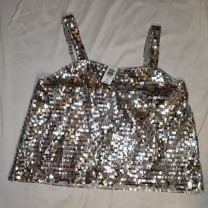 NWT Torrid size 2 disco ball sequin top (2x 18/20)